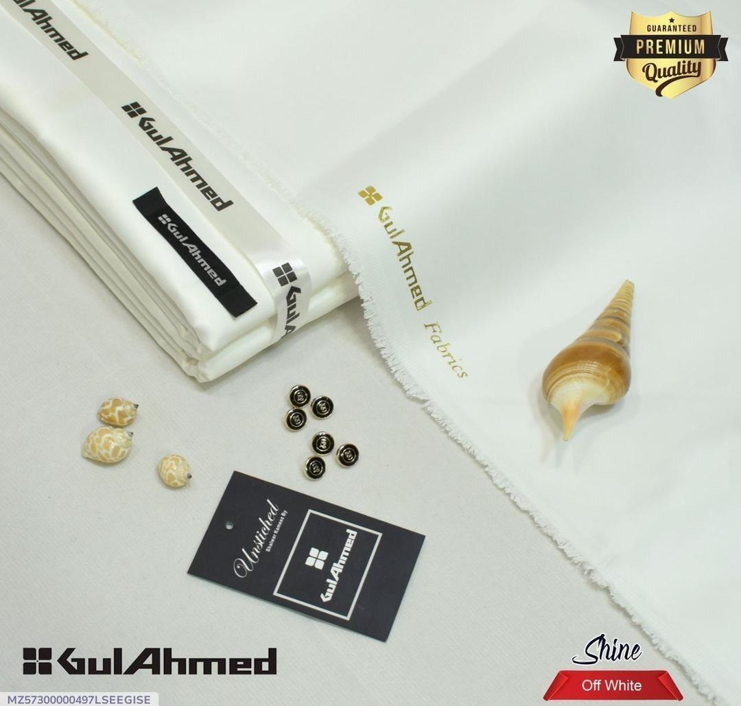 GA Unstitched Men Suit - Off-White