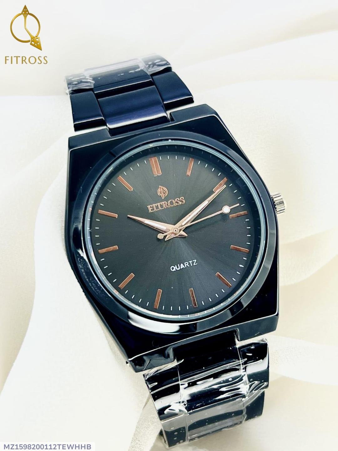FITROS Men's Movement Quartz, Water Resistant Watch
